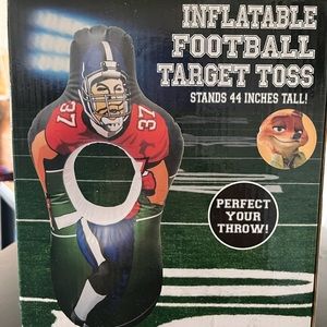 Inflatable football toss